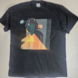 Star Wars T-shirt Mens Medium‎ Black Darth Vader Graphic Port & Company Tee